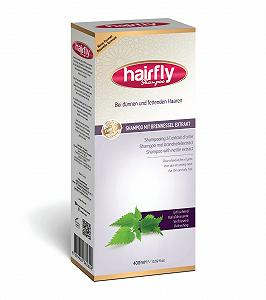 Шампунь Hairfly з екстрактом кропиви для росту волосся, з високим вмістом заліза, кремнію та магнію, для догляду за шкірою голови, протизапальний, проти лупи, зміцнює волосся - Фото 1
