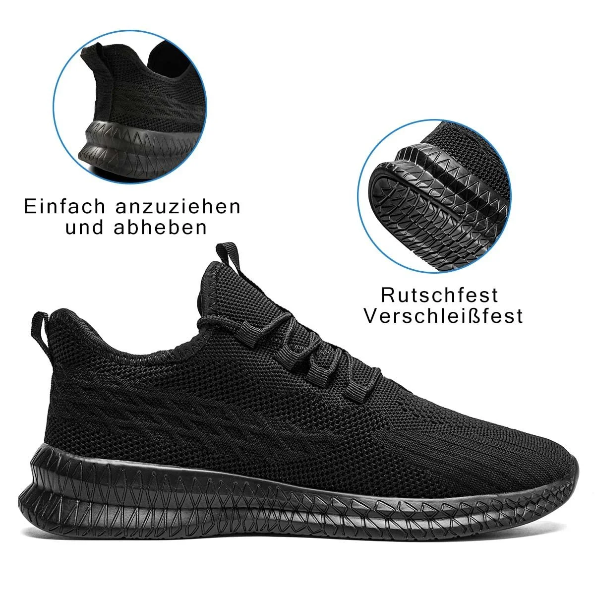 Кросівки Linenghs 02 Чорний, фото №3