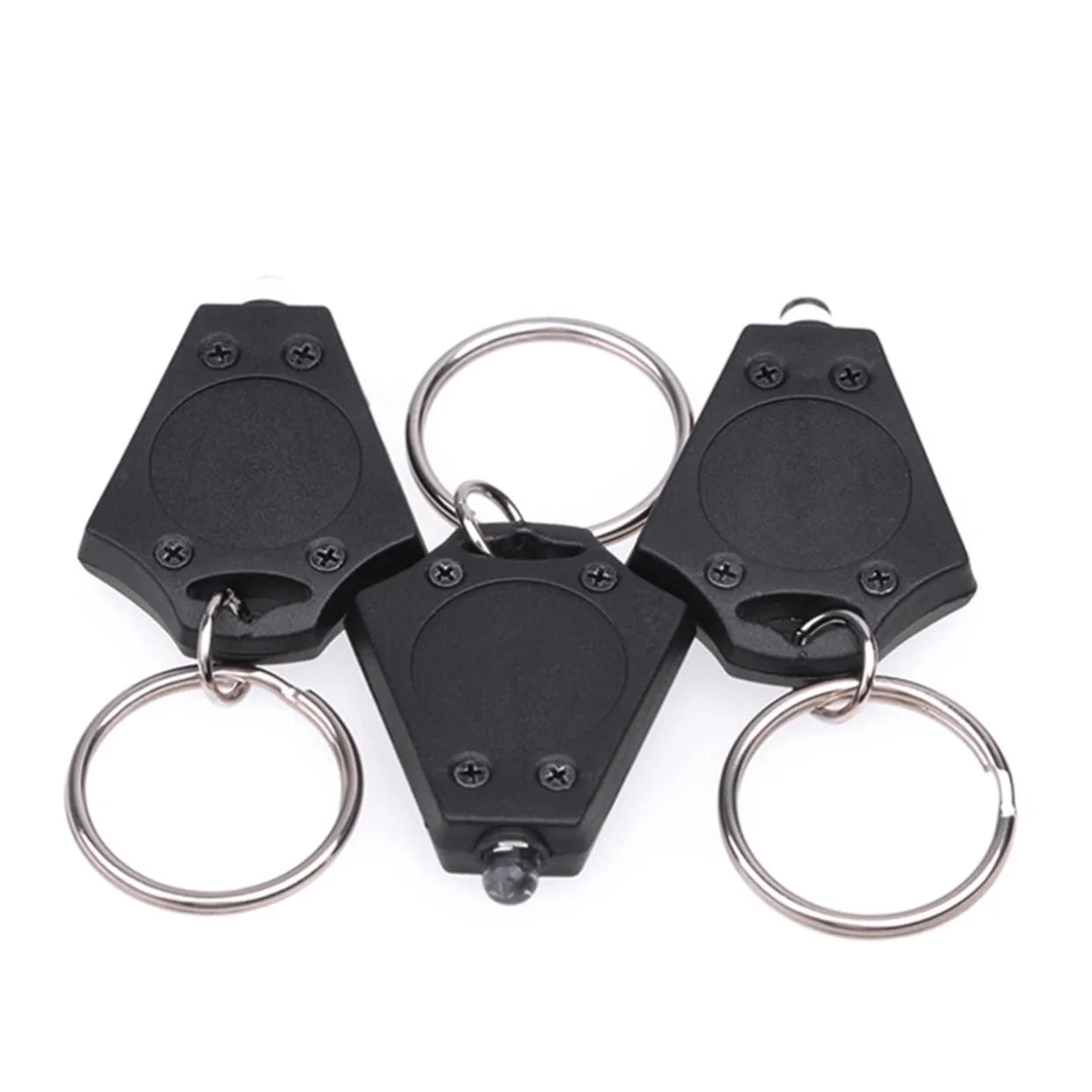 Фонарик Kisangel Брелок для ключей Светодиодный Мини-фонарик Противоударный брелок Мини-фонарик Подвеска для кошелька 20 шт, Как показано, фото №7