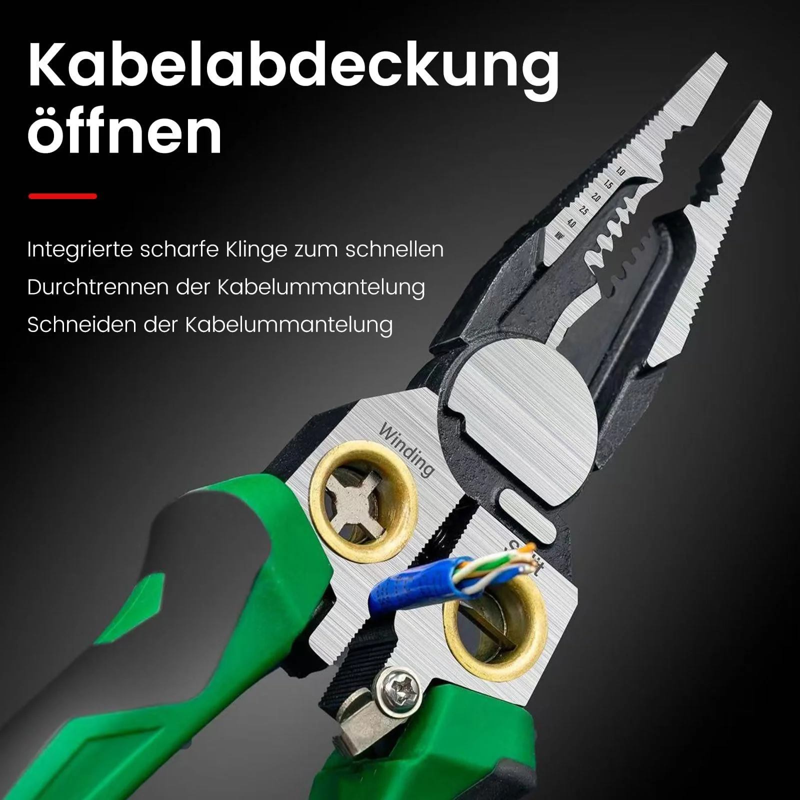 Стриппер 8-в-1 с функцией измерения тока и тестером напряжения, фото №4