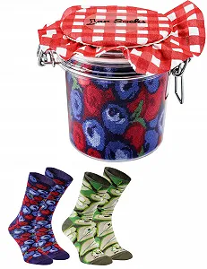 Шкарпетки Rainbow Socks Блюберніка та Груша в Склянці - 2 Пари - Фото 1