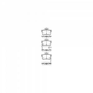 Комплект гальмівних колодок дискового гальма TRISCAN 8110 17011 MG ROVER задня вісь - Фото 1