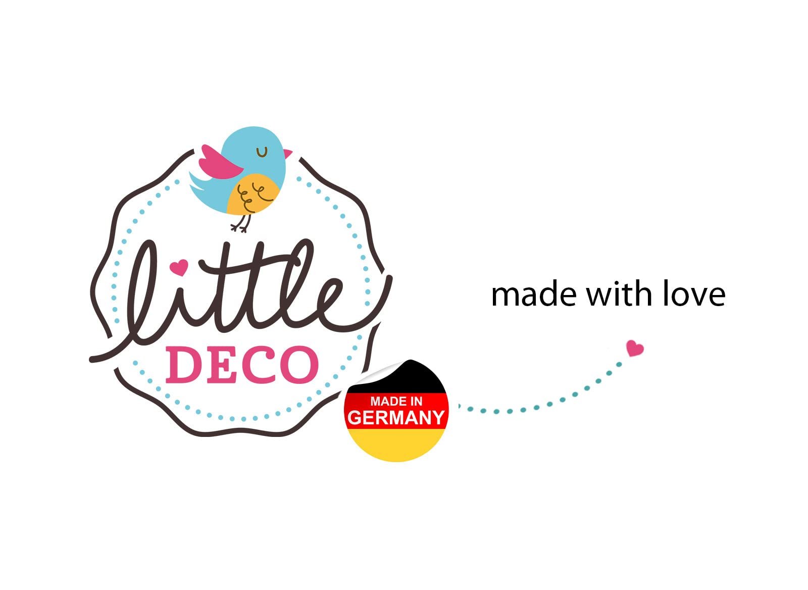 Наклейка на стену Little Deco DL935-5 Радуга Бохо Сердца для детской комнаты, фото №7