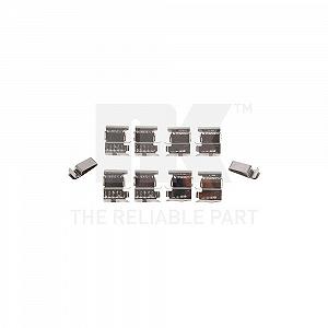 Комплект аксесуарів, гальмівні колодки NK 79321775 Передня вісь - Фото 1