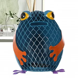 Скарбничка Залізна статуетка Тварини Кіт Жаба з гумовою пробкою - Фото 1