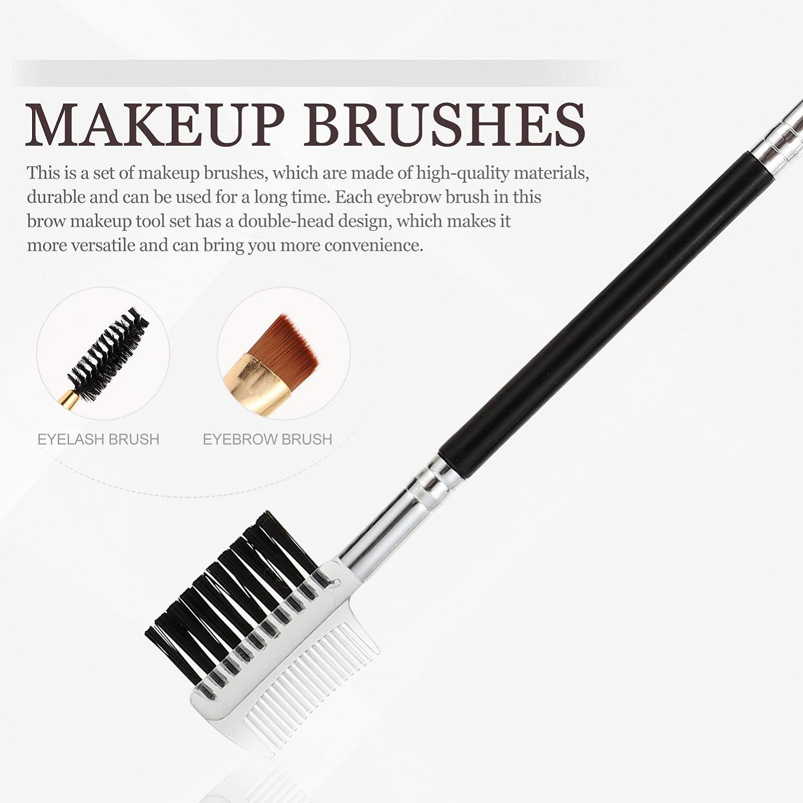 Набор Beaupretty 1Set5pcs Duo Pinselpinsel с двойной головкой для пудры, воска, расчески для кремов и теней двойной-греция для бровей макияж двойной двусторонний гребень, фото №7 Набор Beaupretty 1Set5pcs Duo Pinselpinsel с двойной головкой для пудры, воска, расчески для кремов и теней двойной-греция для бровей макияж двойной двусторонний гребень, фото №7