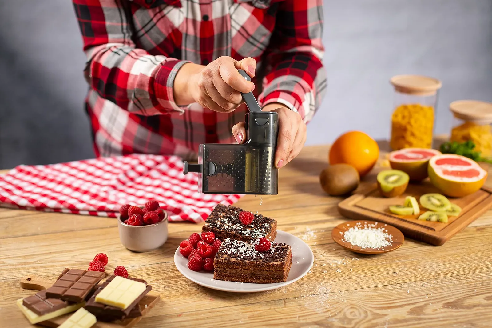 Тертка KUHN RIKON Щілинна Сіра, фото №2