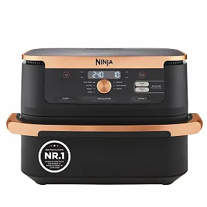 Купити Мультипіч Ninja Foodi FlexDrawer AF500EUCP Dual Zone 10.4 л 7-в-1 Чорна та мідна - Фото 1 Мультипіч Ninja Foodi FlexDrawer AF500EUCP Dual Zone 10.4 л 7-в-1 Чорна та мідна - Фото 1