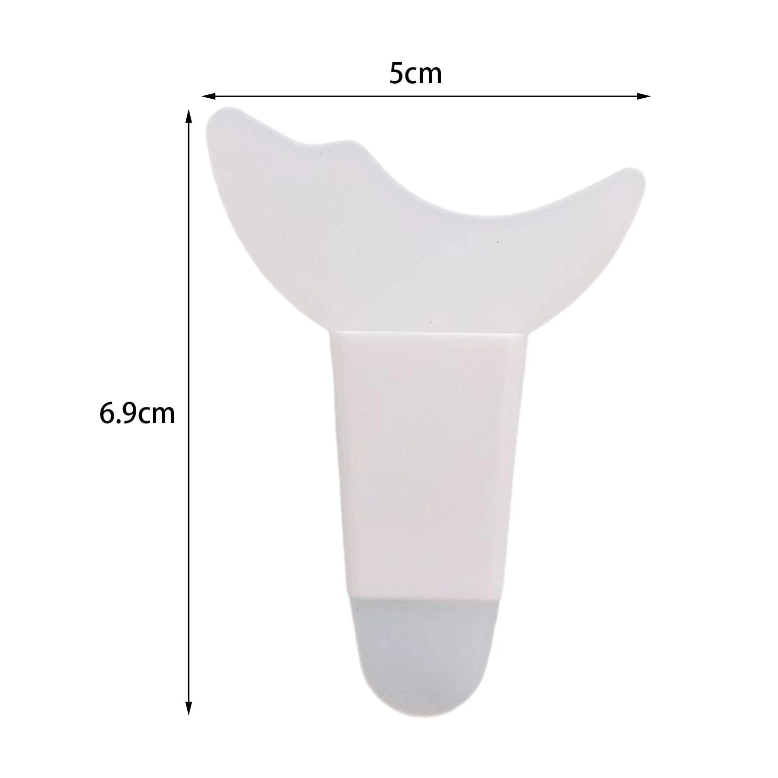 Трафарети для підводки очей perfk, багатофункціональні, силіконові, 6.9 см * 5 см, прозорий, фото №7