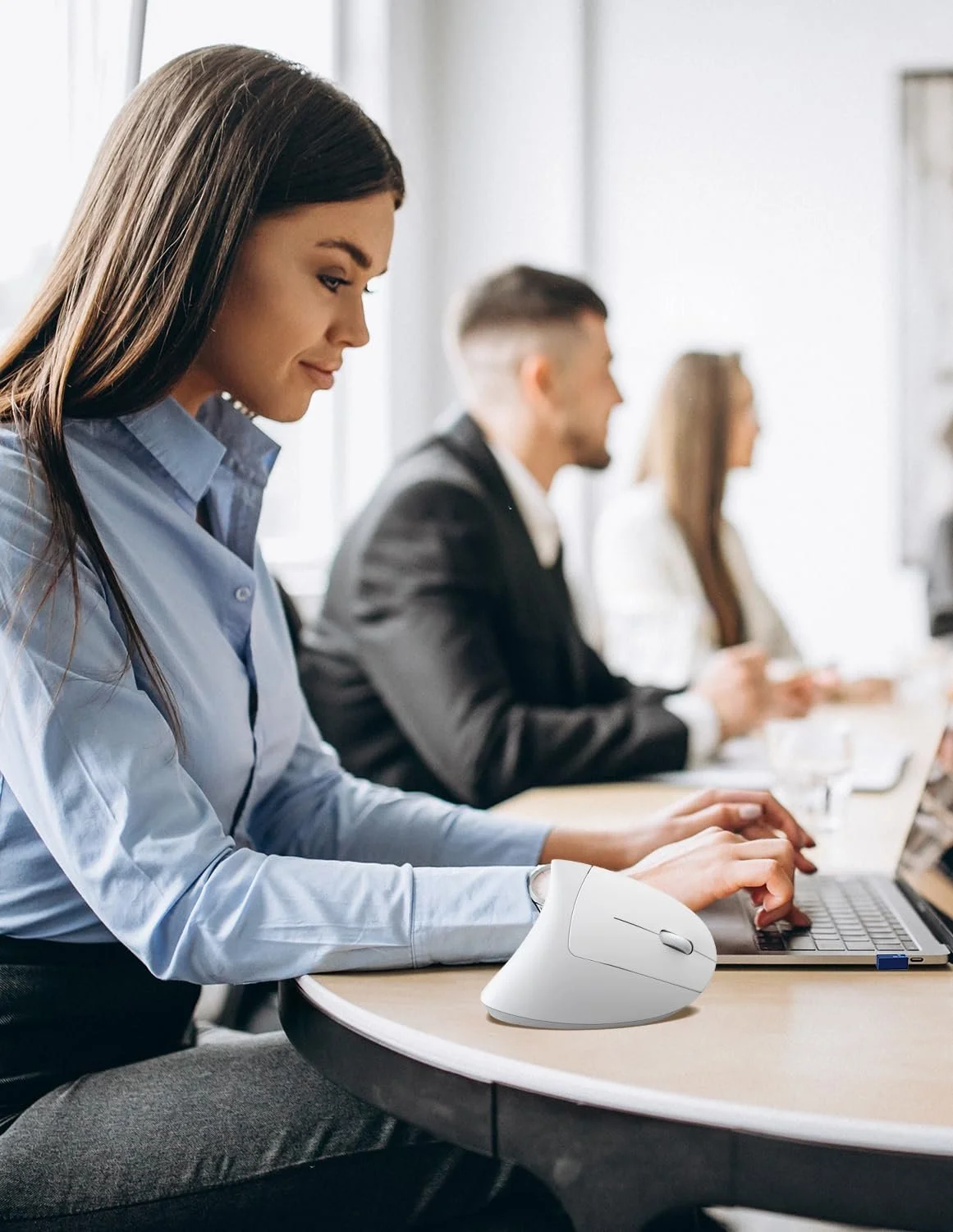 Миша TECKNET Бездротова вертикальна ергономічна 4800 DPI 5 кнопок, фото №7