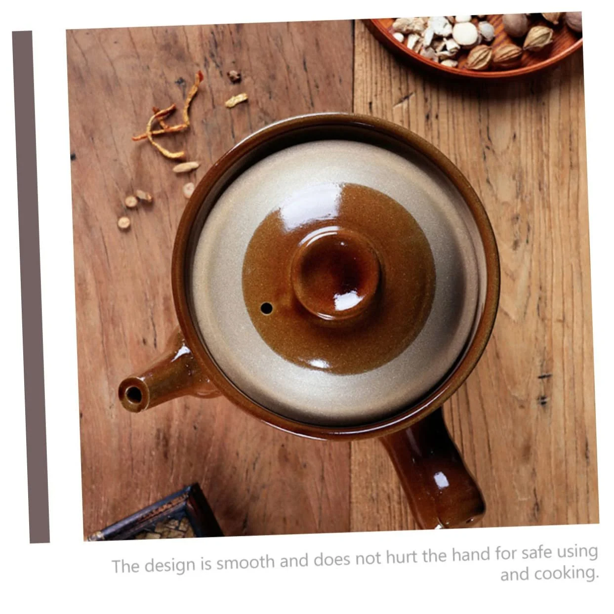 Горщик глиняний традиційний для медичних цілей термостійкий для газових плит, фото №3