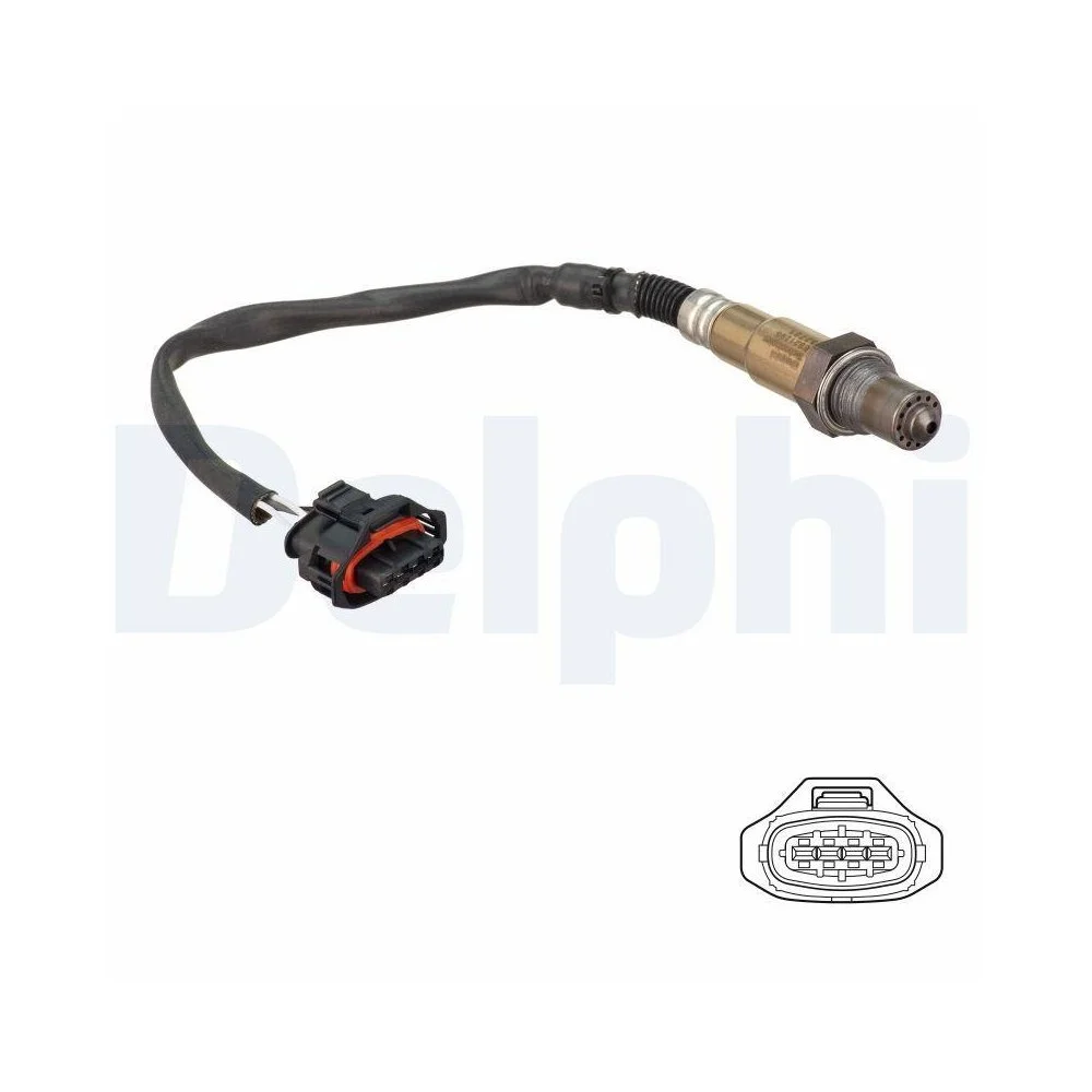 Лямбда-зонд DELPHI ES21286-12B1 для OPEL VAUXHALL після каталізатора, фото №1