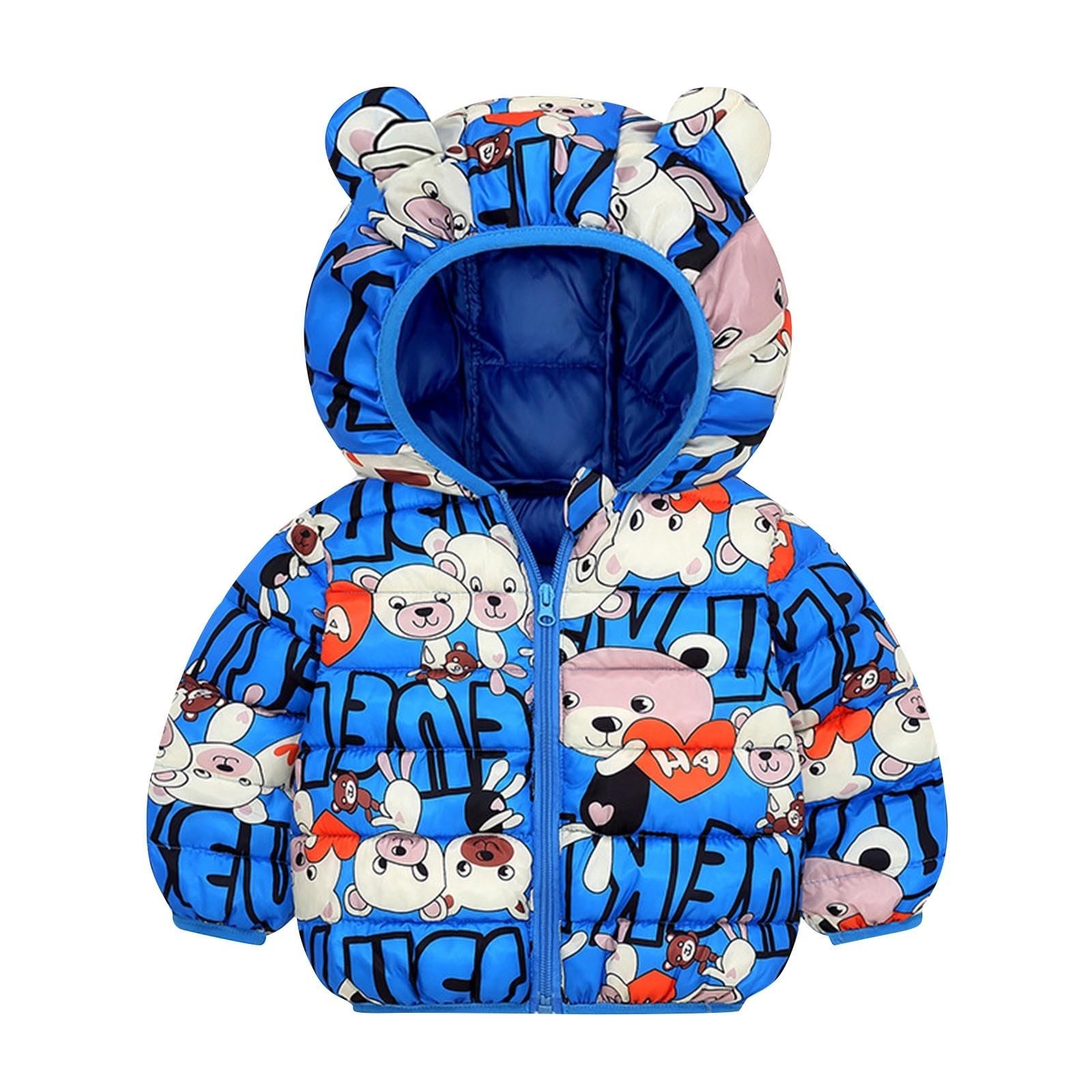 Детская зимняя куртка с принтом медведя, верхняя одежда из хлопка, теплая детская хлопковая одежда с капюшоном на молнии, зимняя куртка с милыми медвежьими ушками, пальто с длинными рукавами, хлопковая куртка для улицы (2-7 лет), фото №1 Детская зимняя куртка с принтом медведя, верхняя одежда из хлопка, теплая детская хлопковая одежда с капюшоном на молнии, зимняя куртка с милыми медвежьими ушками, пальто с длинными рукавами, хлопковая куртка для улицы (2-7 лет), фото №1