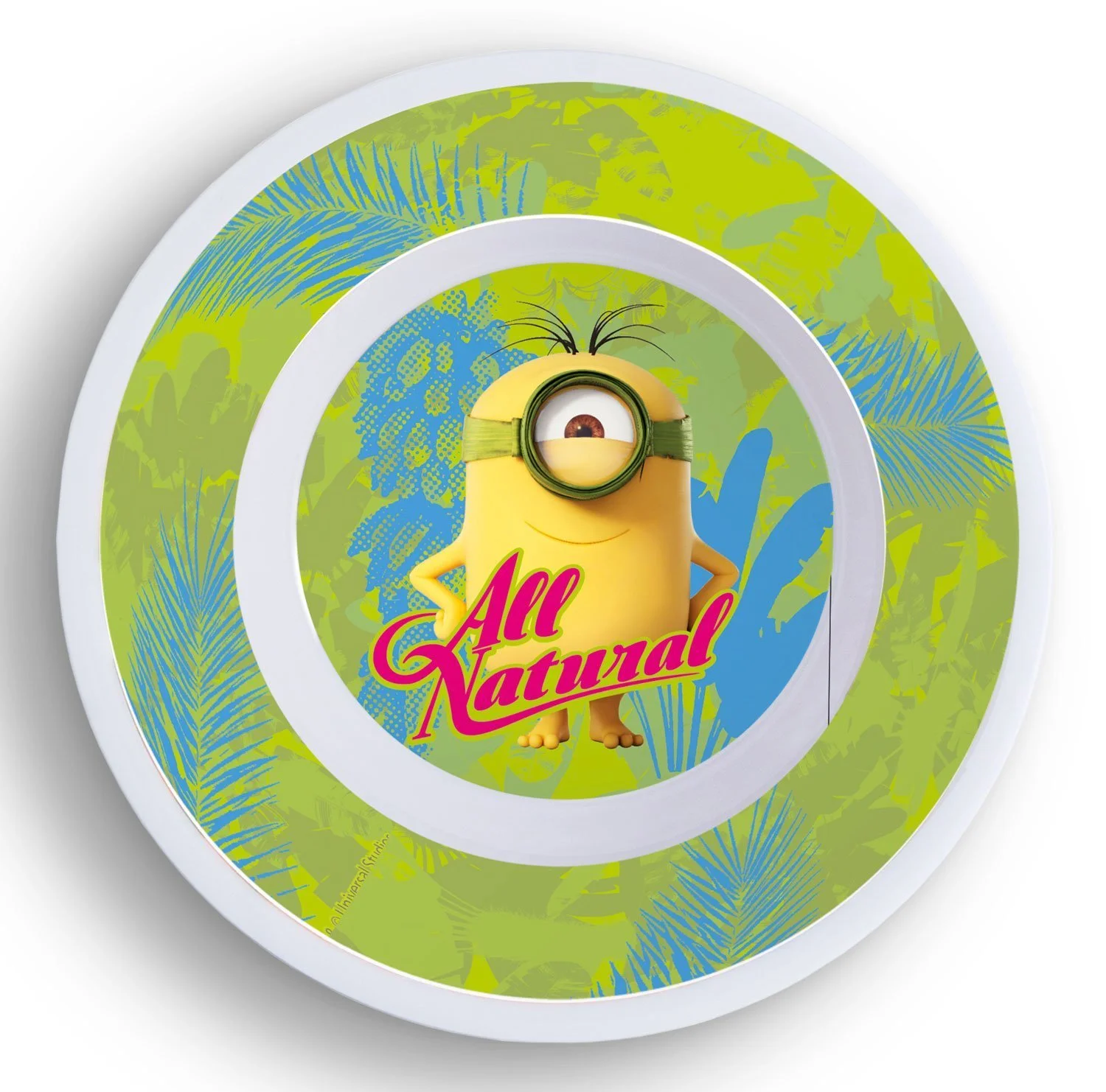 Набор для завтрака для девочек Minions Despicable Me, 3 предмета, фиолетовый, зеленый, фото №3