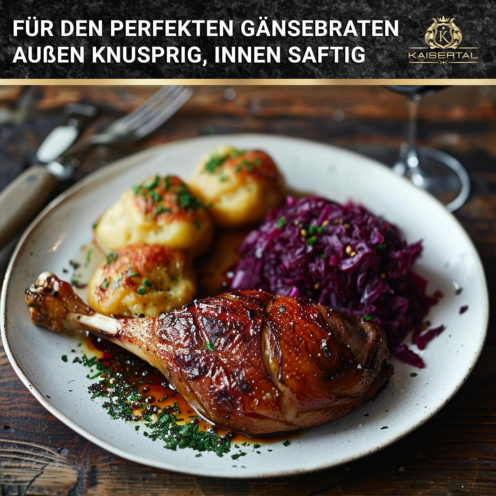 Казан KAISERTAL 32 см XL Чугунная Жаровня с Крышкой, 8.6 кг, фото №2