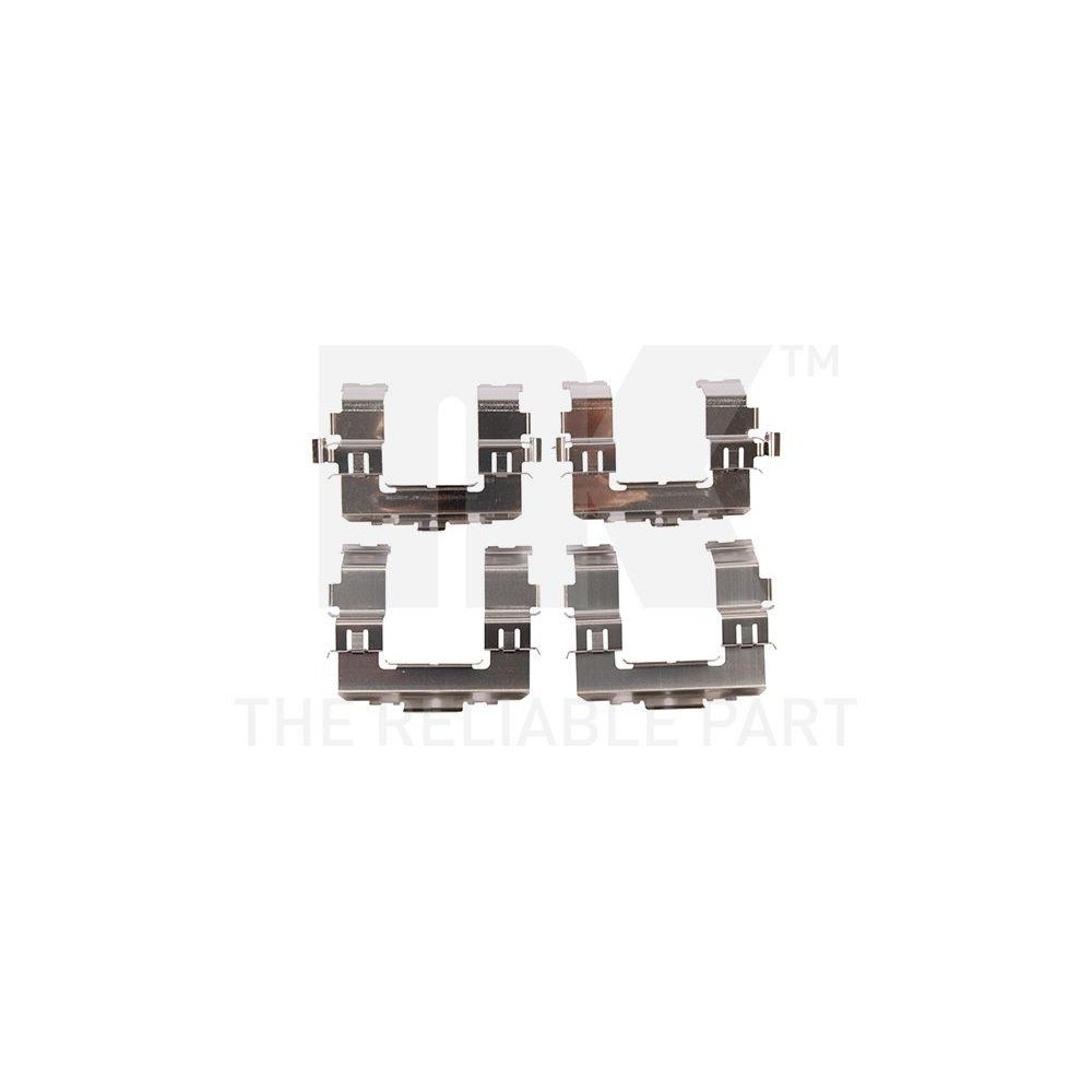 Комплект комплектуючих, гальмівні колодки дискові NK 7944986 передній міст, фото №1