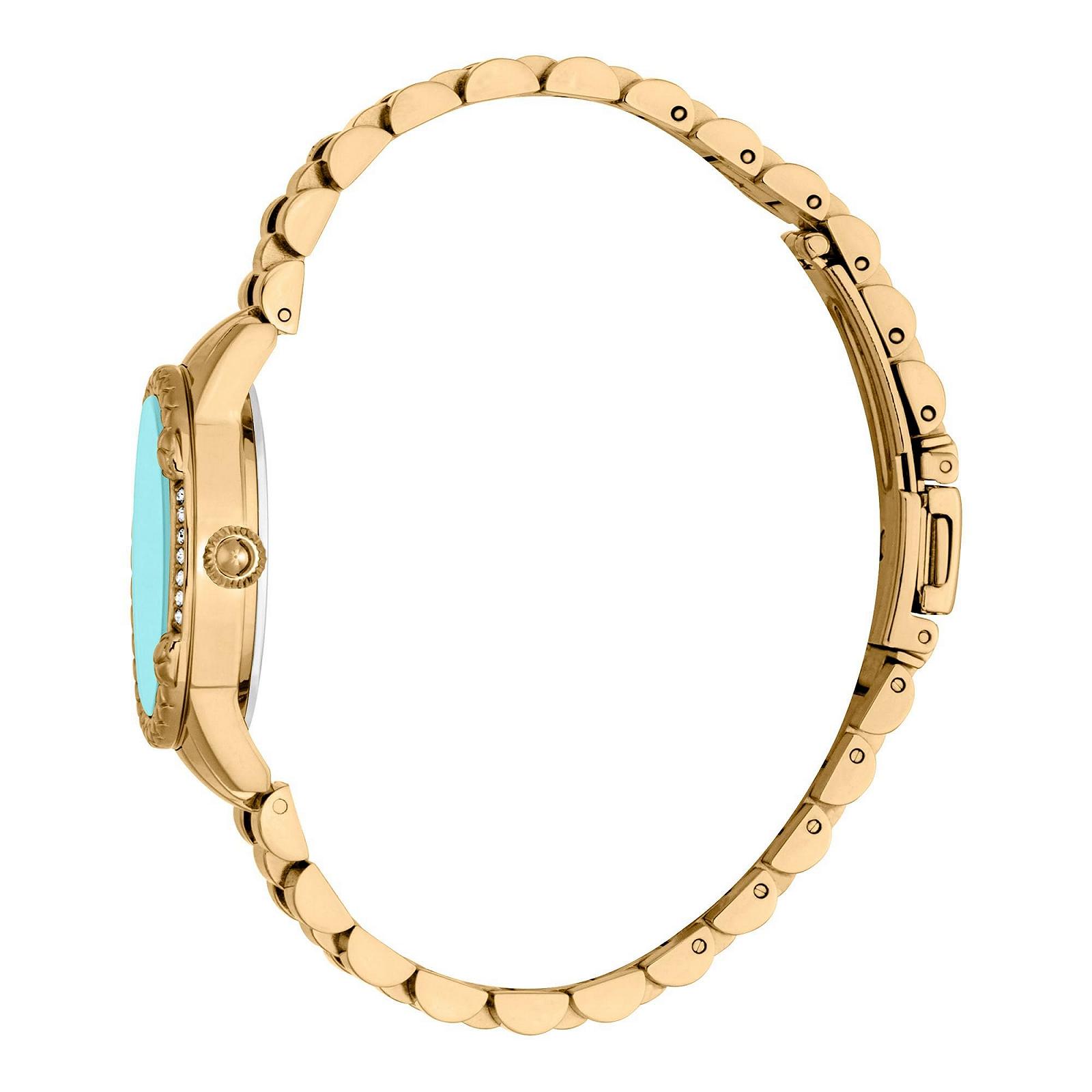 Женские часы Кварцевые Just Cavalli JC1L310M0075 Аналоговые с ремешком из нержавеющей стали, бирюзовый, Fashion, фото №2 Женские часы Кварцевые Just Cavalli JC1L310M0075 Аналоговые с ремешком из нержавеющей стали, бирюзовый, Fashion, фото №2