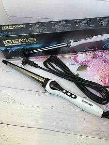 Конусная профессиональная плойка для локонов GM 403 synthetic.ua - Фото 1