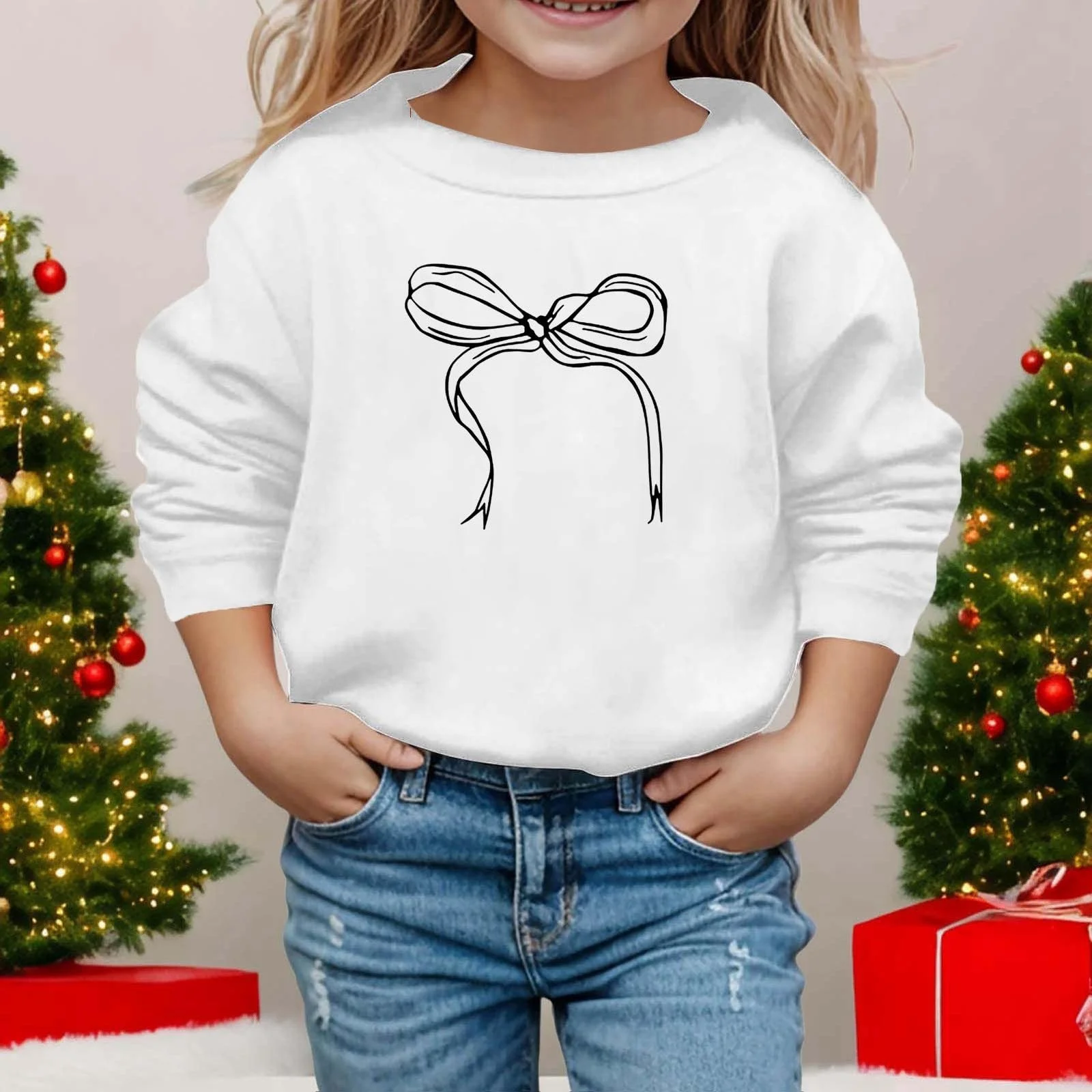 Толстовка для дівчат з довгими рукавами, фото №3