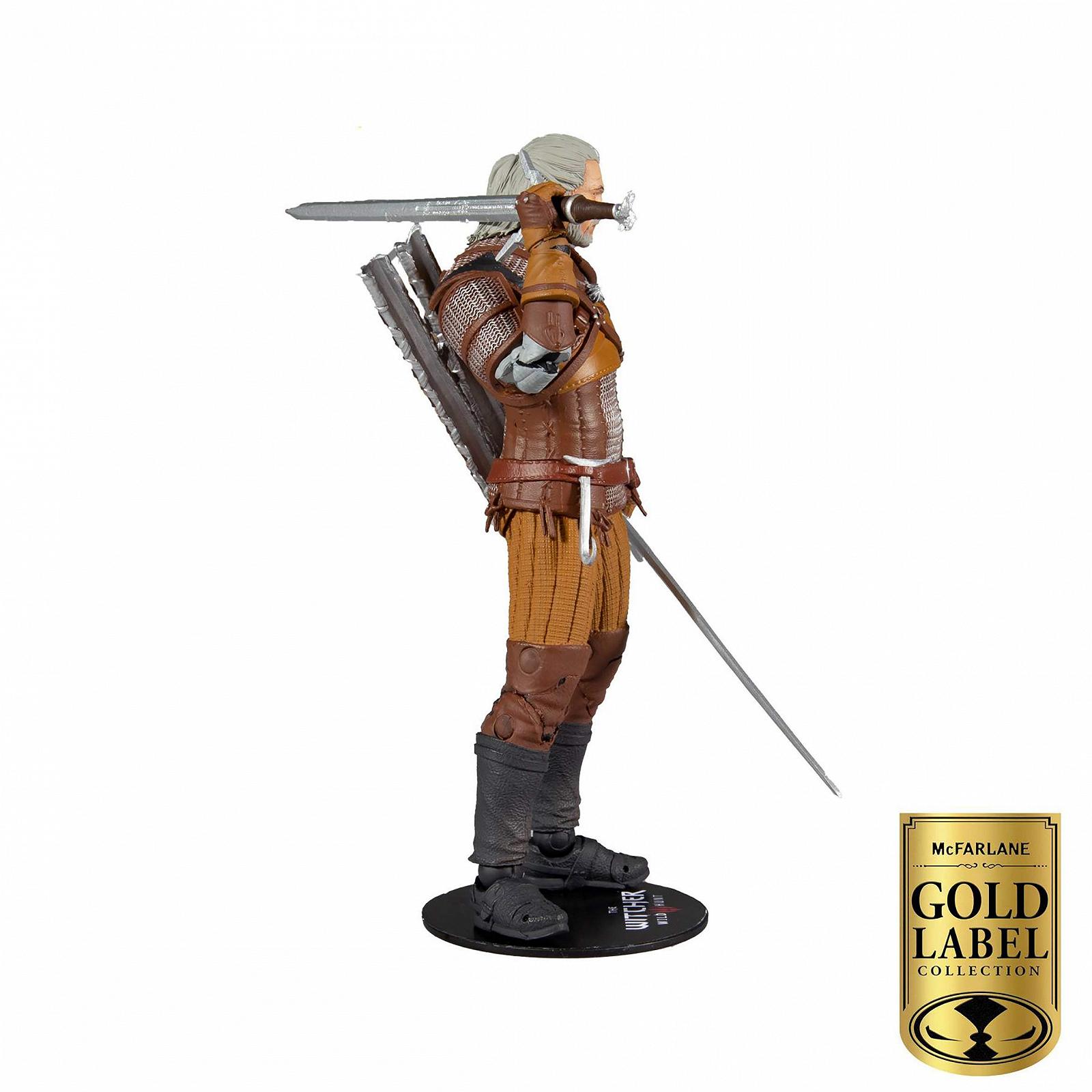Фігурка McFarlane Witcher Gaming 13403-2, 7 дюймів, Геральт, в обладунках Каер Морхена, жовтий, фото №8