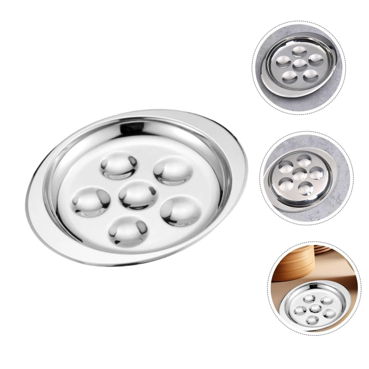 Форма для запекания улиток TOYANDONA 2 шт. из нержавеющей стали на 6 отверстий термостойкая, фото №8