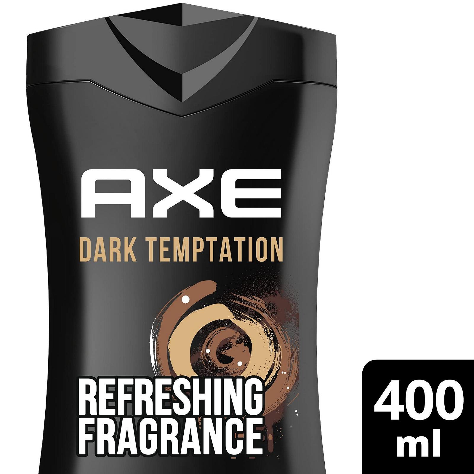 Гель для душу та шампунь 3-в-1 Axe Dark Temptation XL 400 мл (упаковка 3 шт.), фото №4