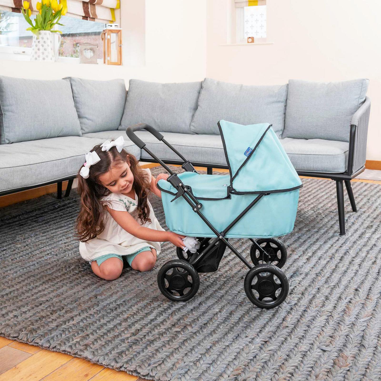 Коляска Chicco Amore Buggy для кукол, с механизмом плоского складывания, с регулируемым капюшоном и корзиной под сиденьем, фото №9