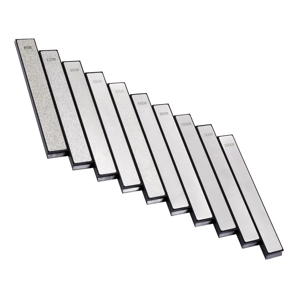 Набір точильних каменів алмазних 10 шт. 80-2000 Grit для Edge Knife, фото №2