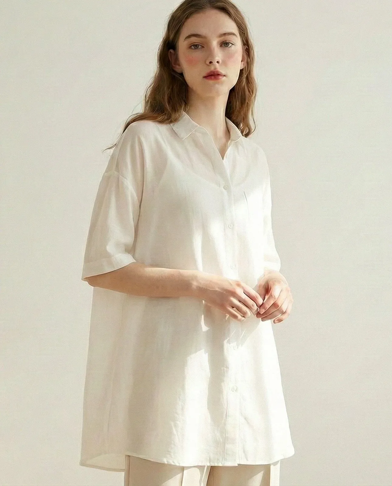 Жіноча сорочка MAVI Long Sleeve Shirt у кольорі Antique White - XS, фото №1 Жіноча сорочка MAVI Long Sleeve Shirt у кольорі Antique White - XS, фото №1