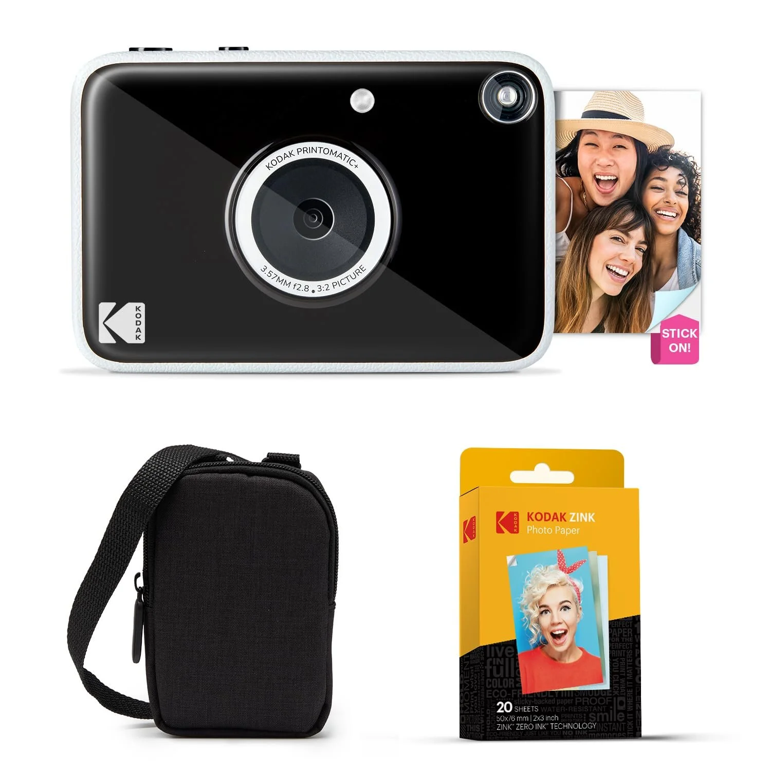 Цифровая фотокамера мгновенной печати Kodak Printomatic+ Starter Kit 10MP Black, фото №1