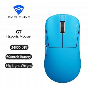 Мишь Machenike G7 24000DPI 1000Hz Wired/2.4G/Bluetooth Blue - Фото 1