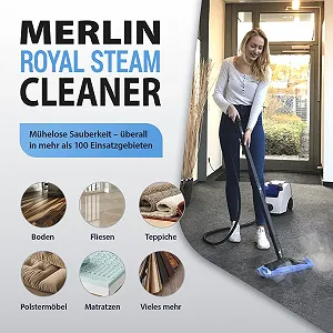 Пароочисник Tien Merlin Royal Plus 4 Bar ціна на synthetic.ua - Фото 1 Пароочисник Tien Merlin Royal Plus 4 Bar synthetic.ua - Фото 1