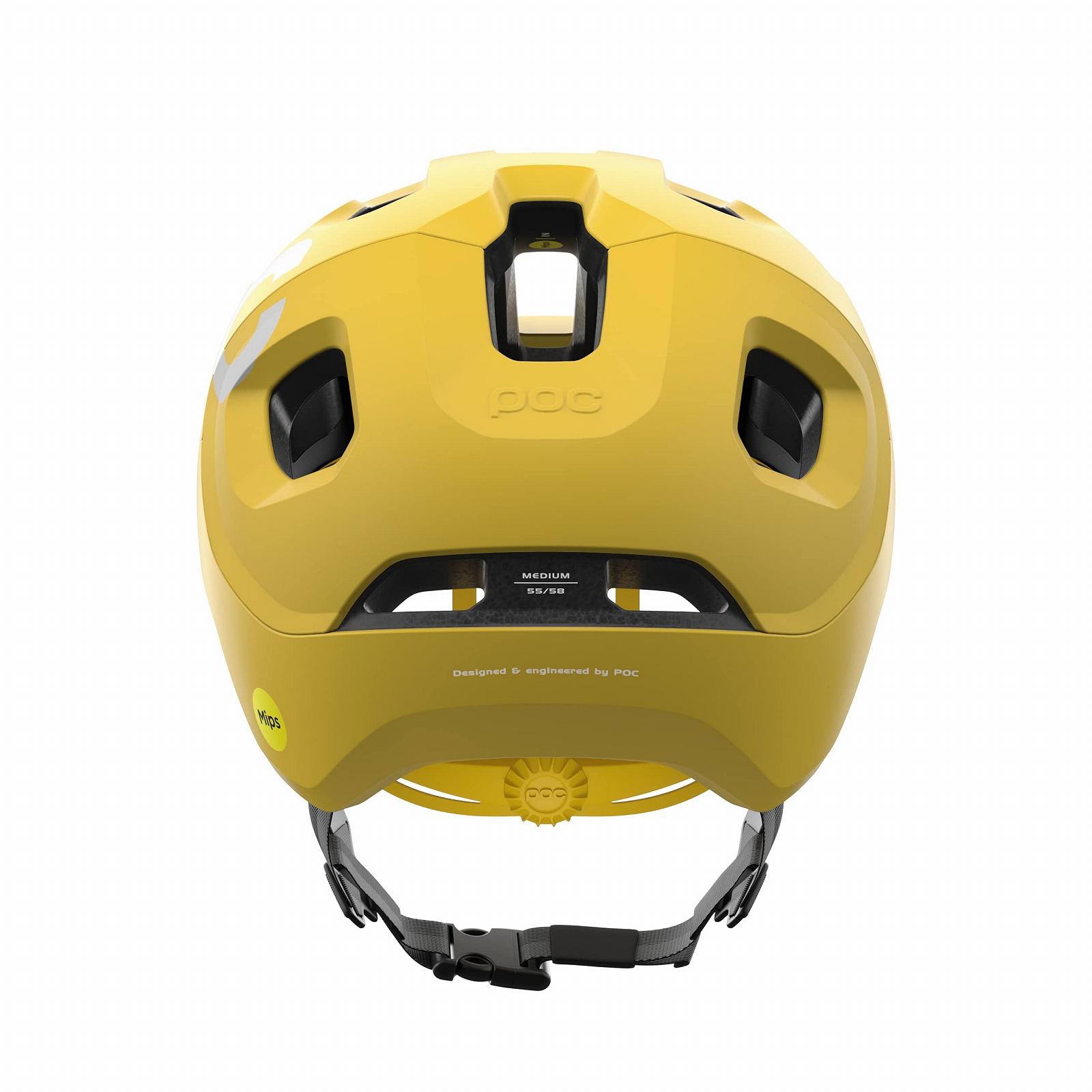 Шолом велосипедний POC Axion Race MIPS, захист для трейлрайдерів, запатентована технологія безпеки, MIPS Integra, регульований, фото №4