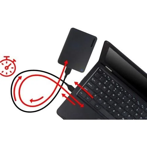 Внешний жесткий диск Toshiba Canvio Basics HDTB420EK3AA 2TB USB 3.0 Black, фото №3