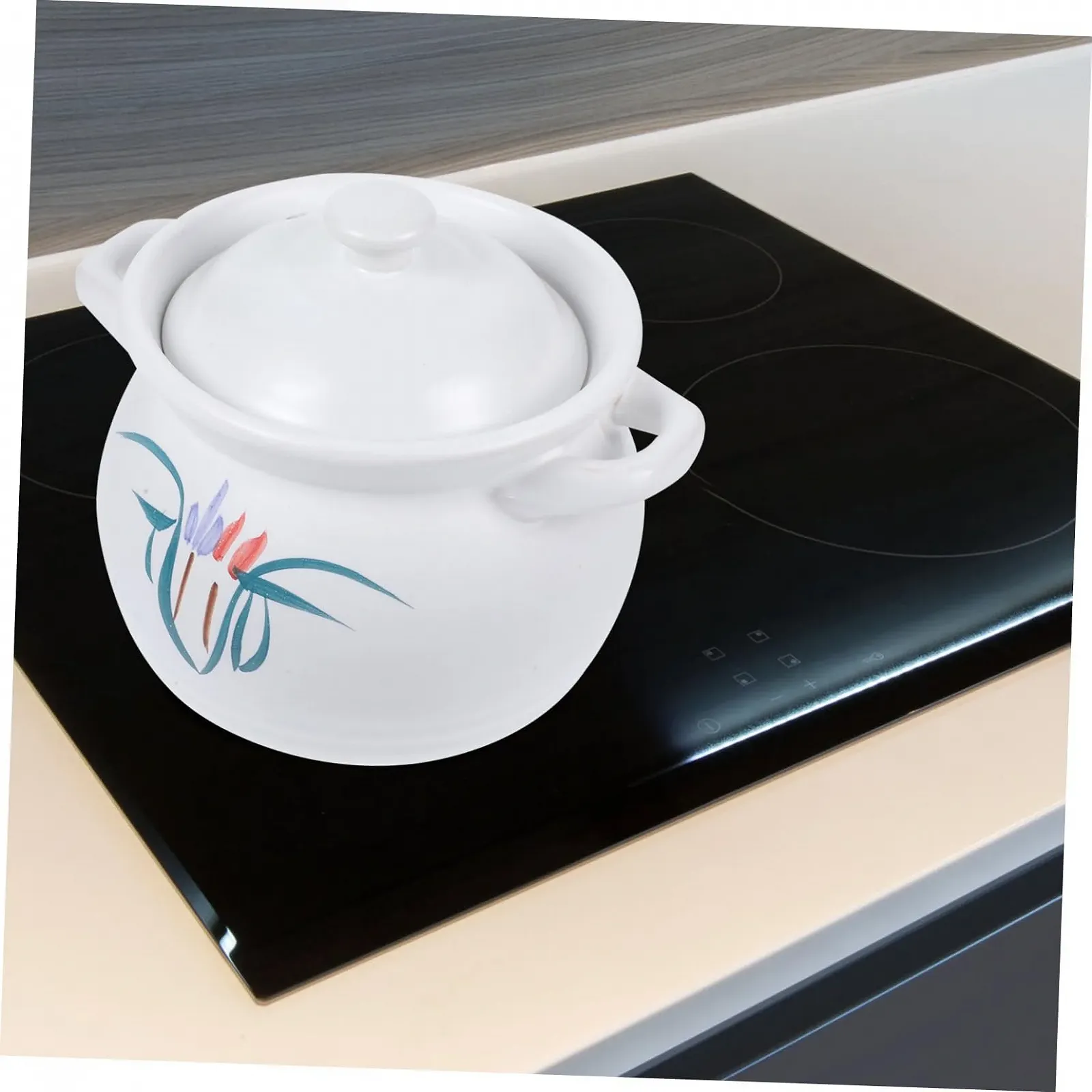 Кастрюля Ciieeo керамическая термостойкая многофункциональная гладкая, фото №8