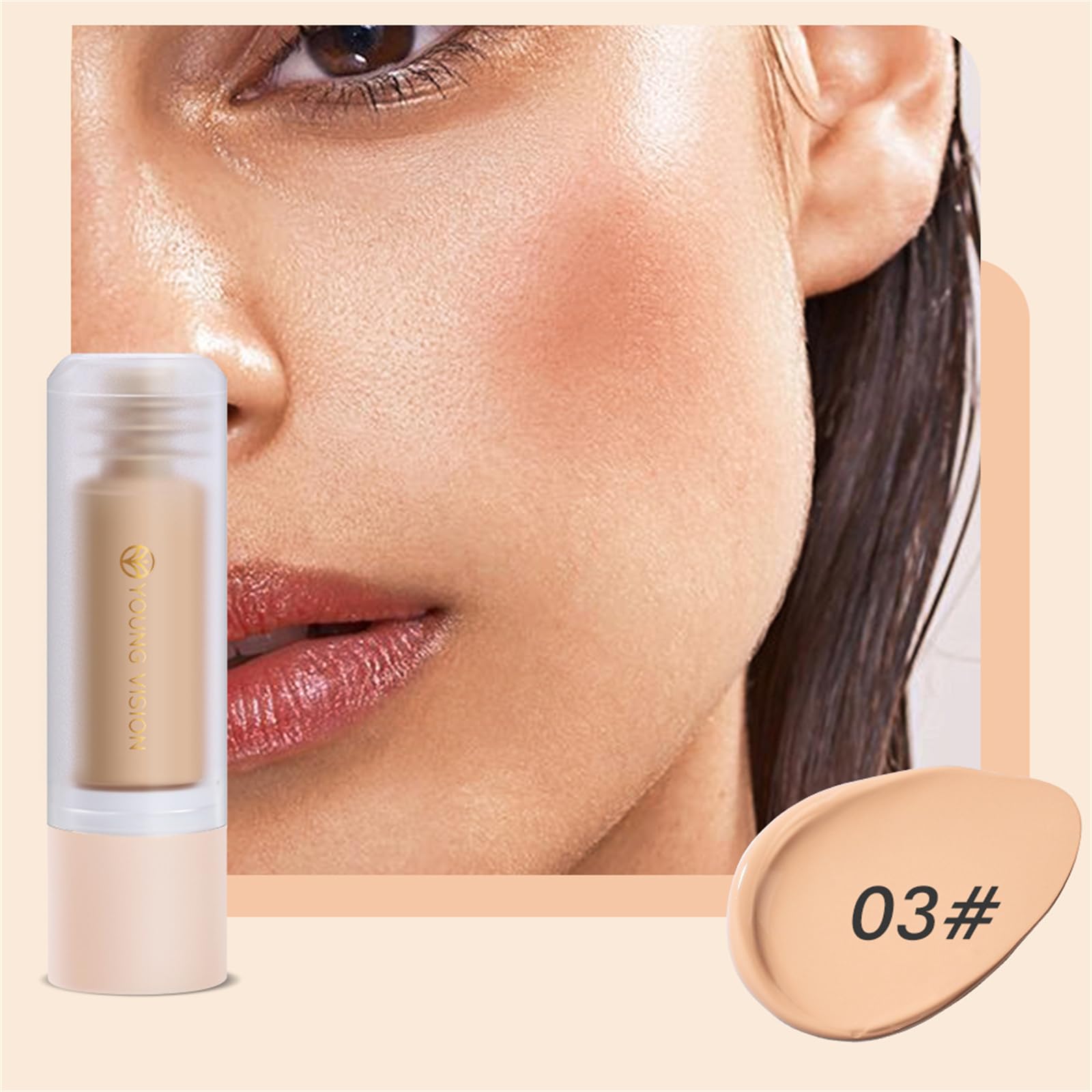 Тональний крем 3 Pack Long Wear Matte Finish Bottom Press Liquid Full Coverage, фото №4
