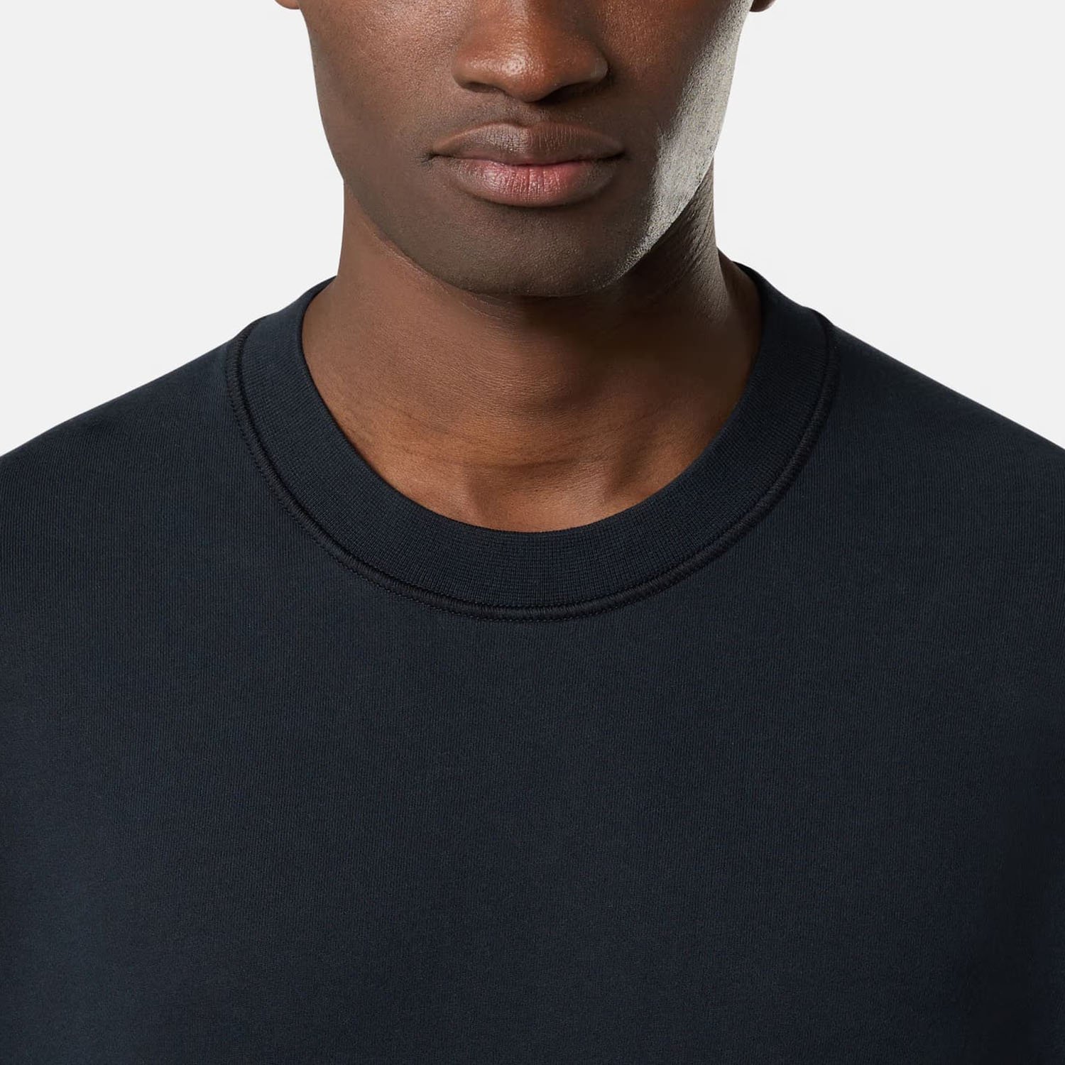 Джемпер Stone Island Felpa Cotton Fleece navy L, фото №3