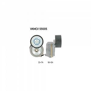 Натягувач ременя, поліклиновий ремінь SKF VKMCV 55005 для MAN - Фото 1