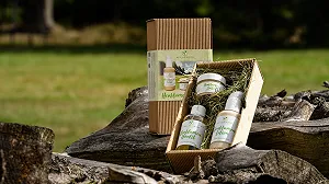 Набір натуральної косметики Hay Flower 3 предмети - Олія для шкіри - Лосьйон - Мазь - для сухої шкіри synthetic.ua - Фото 1