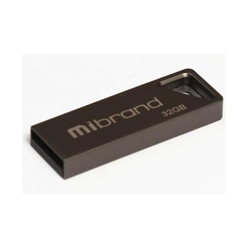 USB флеш-накопичувач Mibrand 32GB Stingray Grey 2.0 MI2.0/ST32U5G, фото №1