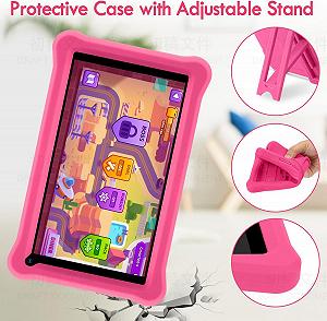 Планшет 7" SUMTAB K708 3/64Gb 4 ядра Android 13 Розовый synthetic.ua - Фото 1