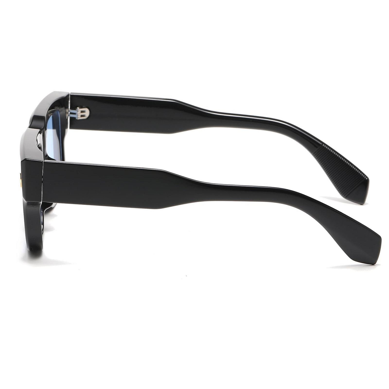 Солнцезащитные очки Прямоугольные Ретро Long Keeper Толстая оправа Квадратные для мужчин и женщин Винтажные массивные UV400, фото №7