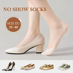 Жіночі шкарпетки наднизької посадки Ice Silk з бавовняною підкладкою, 6 пар synthetic.ua - Фото 1