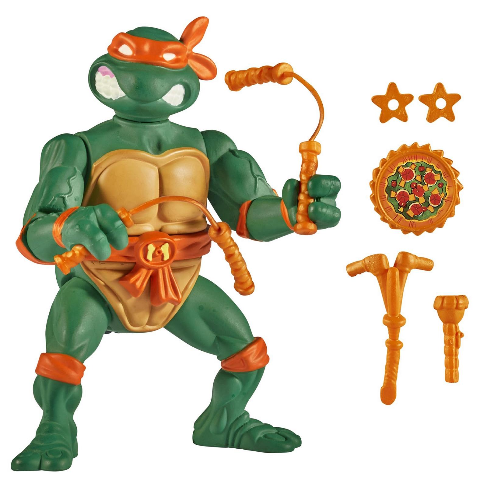 Фигурка Ниндзя Черепашки Classic Collectible Michelangelo 10 см, фото №2