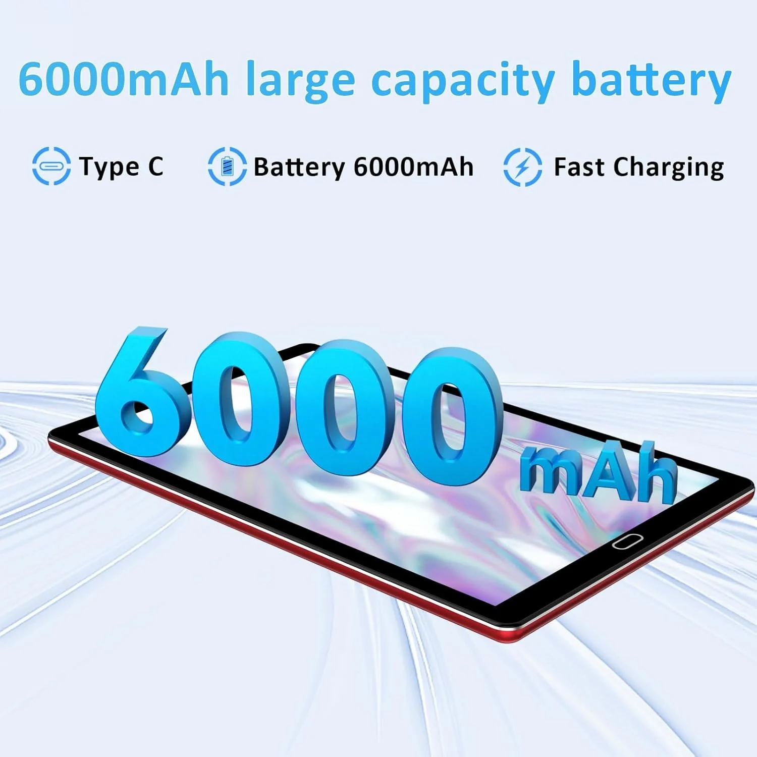 Планшет 10" Goodtel G2 4+6/64Gb 4 ядер Android 13 6000 mAh Красный, фото №4 Планшет 10" Goodtel G2 4+6/64Gb 4 ядер Android 13 6000 mAh Красный, фото №4