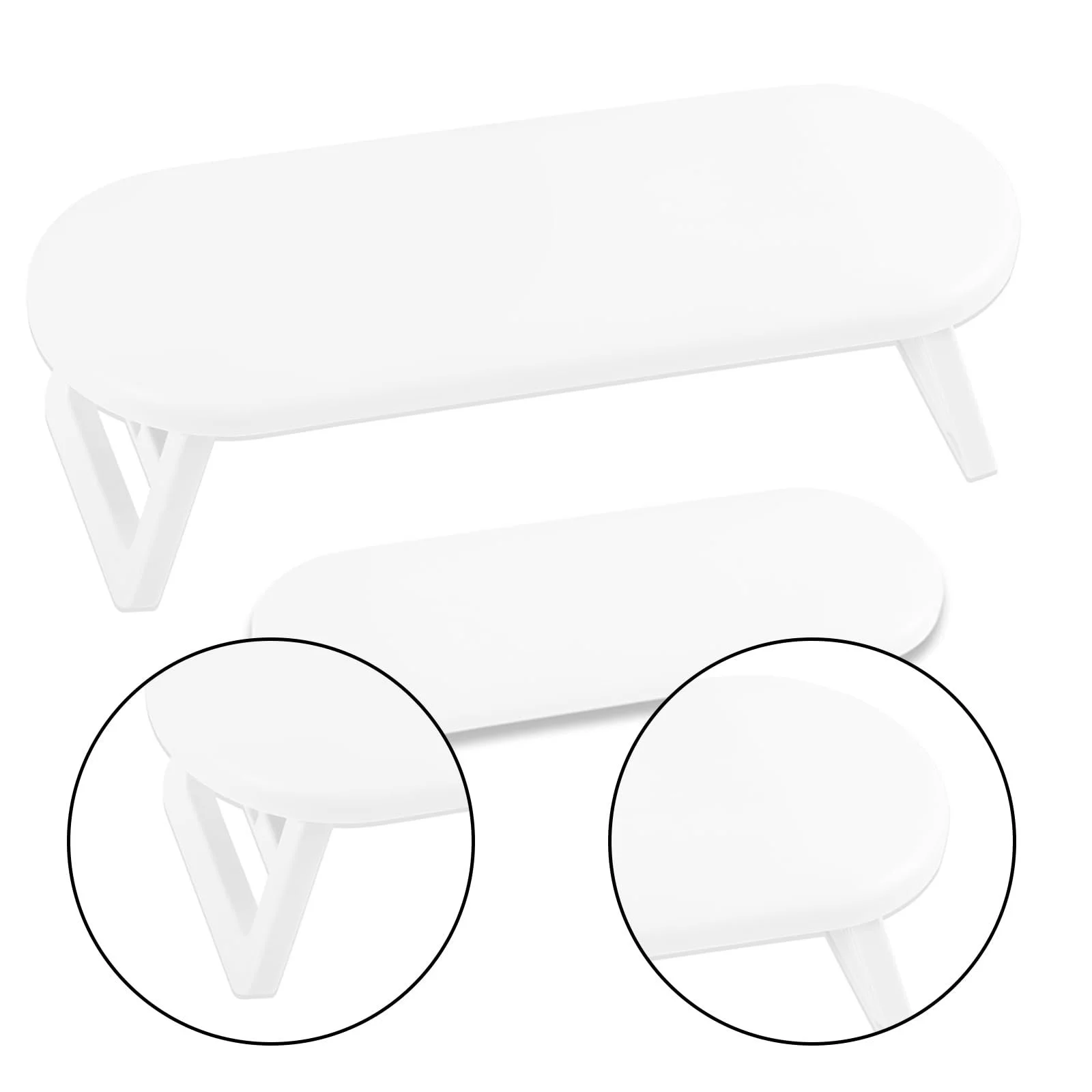 Подставка под руку для маникюра Белая, эргономичная, фото №2