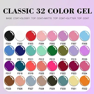 Гель-лак Vishine Набір 36 шт Класичні кольори synthetic.ua - Фото 1