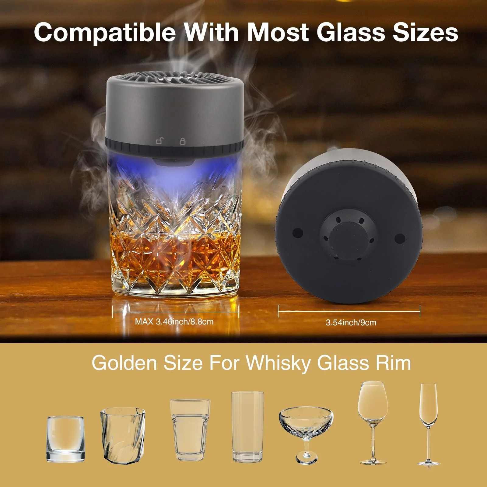 Электрический набор для копчения виски LIFEJXWEN, фото №6