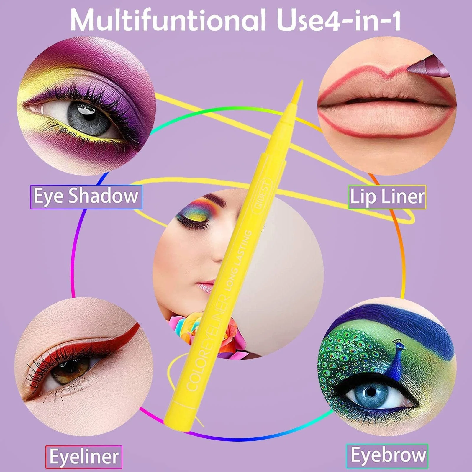 Жидкая Подводка для глаз Водостойкая 9 цветов C,, фото №5