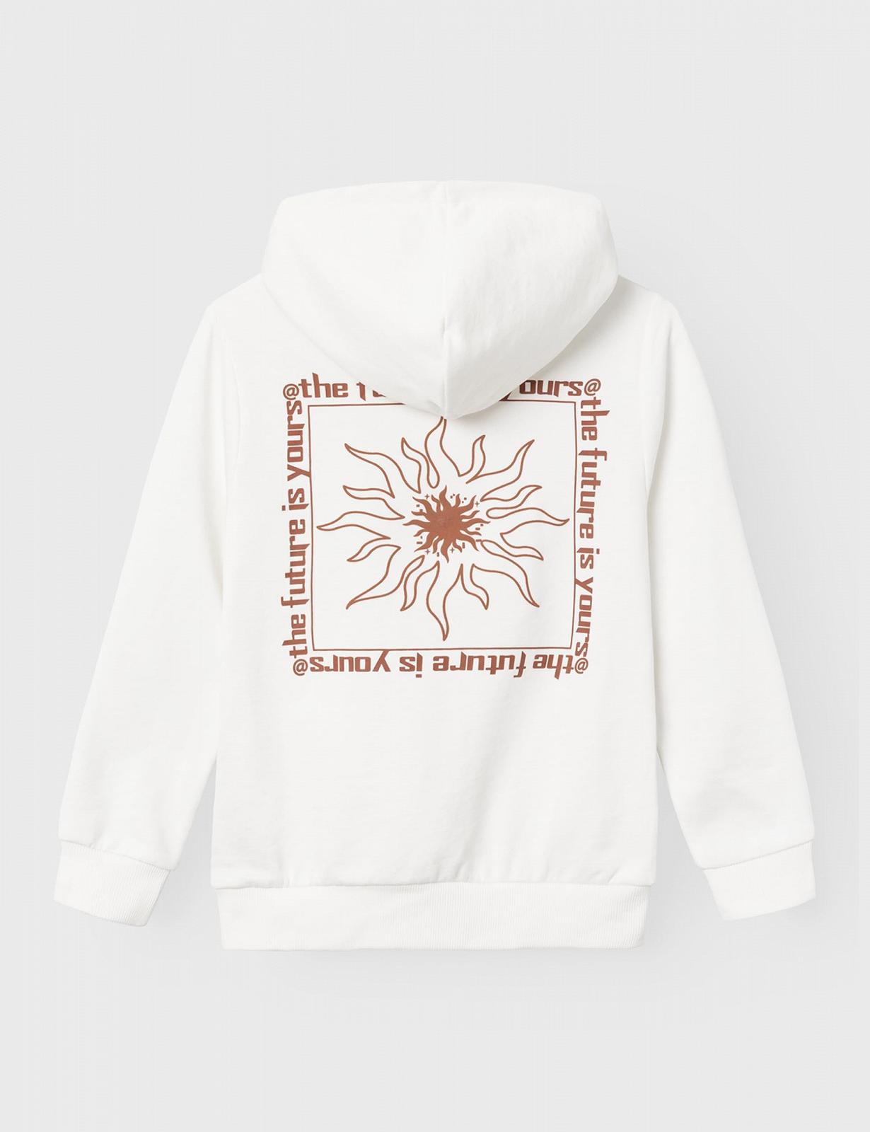 Толстовка Name IT Nkmlatias Ls Sweat Wh Unb (1 шт), фото №2